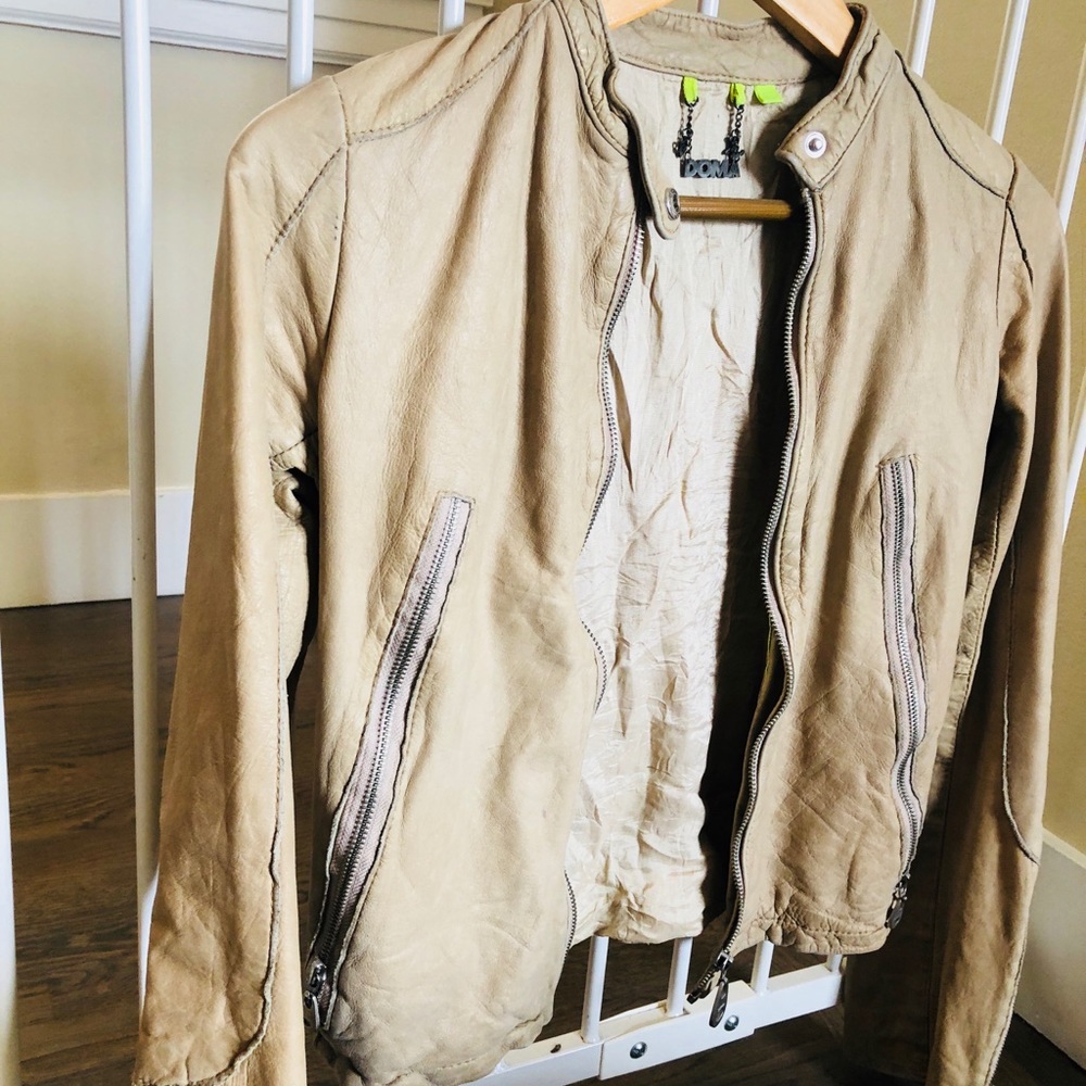 DOMA genuine leather jacket.